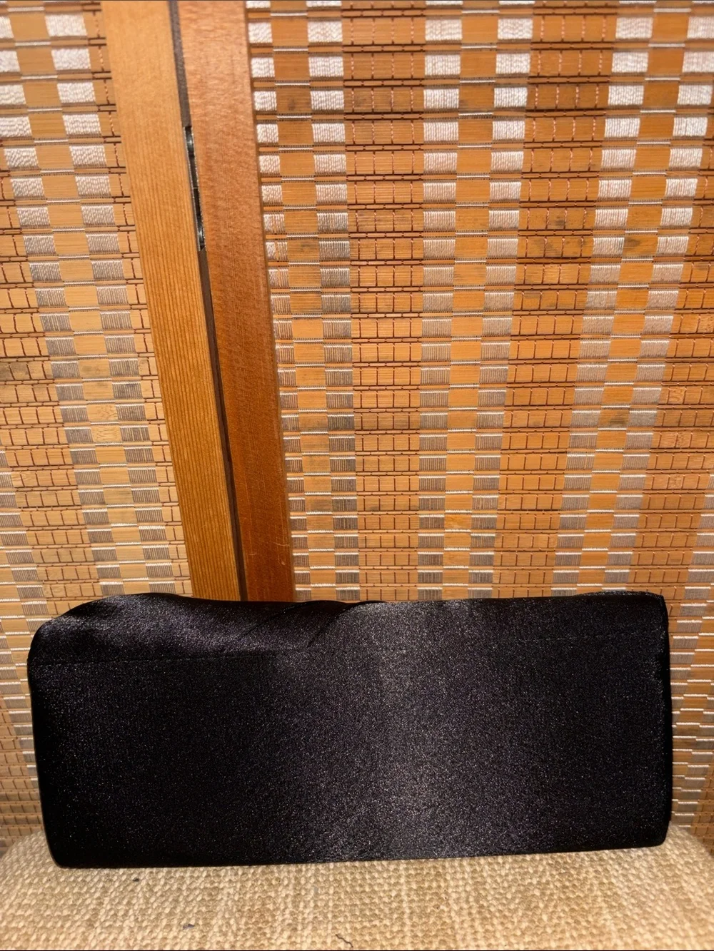 Gunne Sax by Jessica McClintock | Vintage Women’s Black Satin Bow Clutch/Bag
